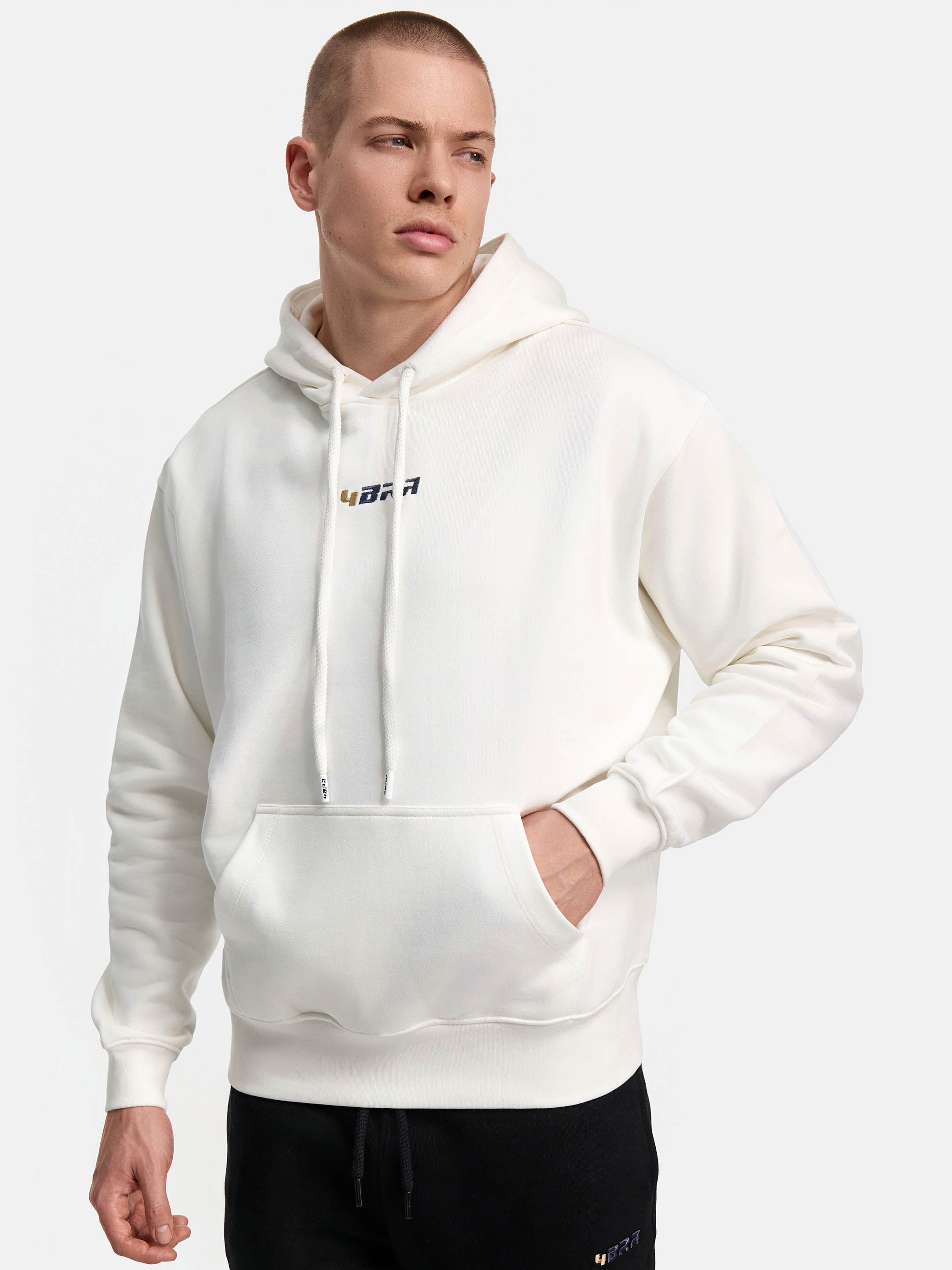 Premium Hoodie Weiß - 4BRA